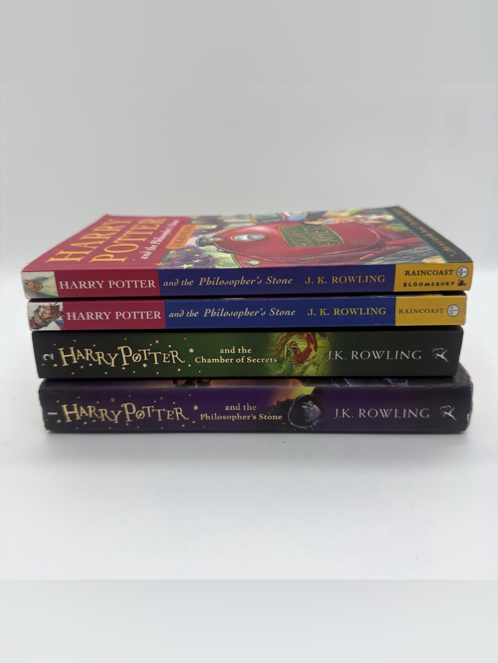Harry Potter Lot – Philosopher’s Stone (x3) & Chamber of Secrets (4 Books)